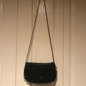 Black Chain Crossbody Bag